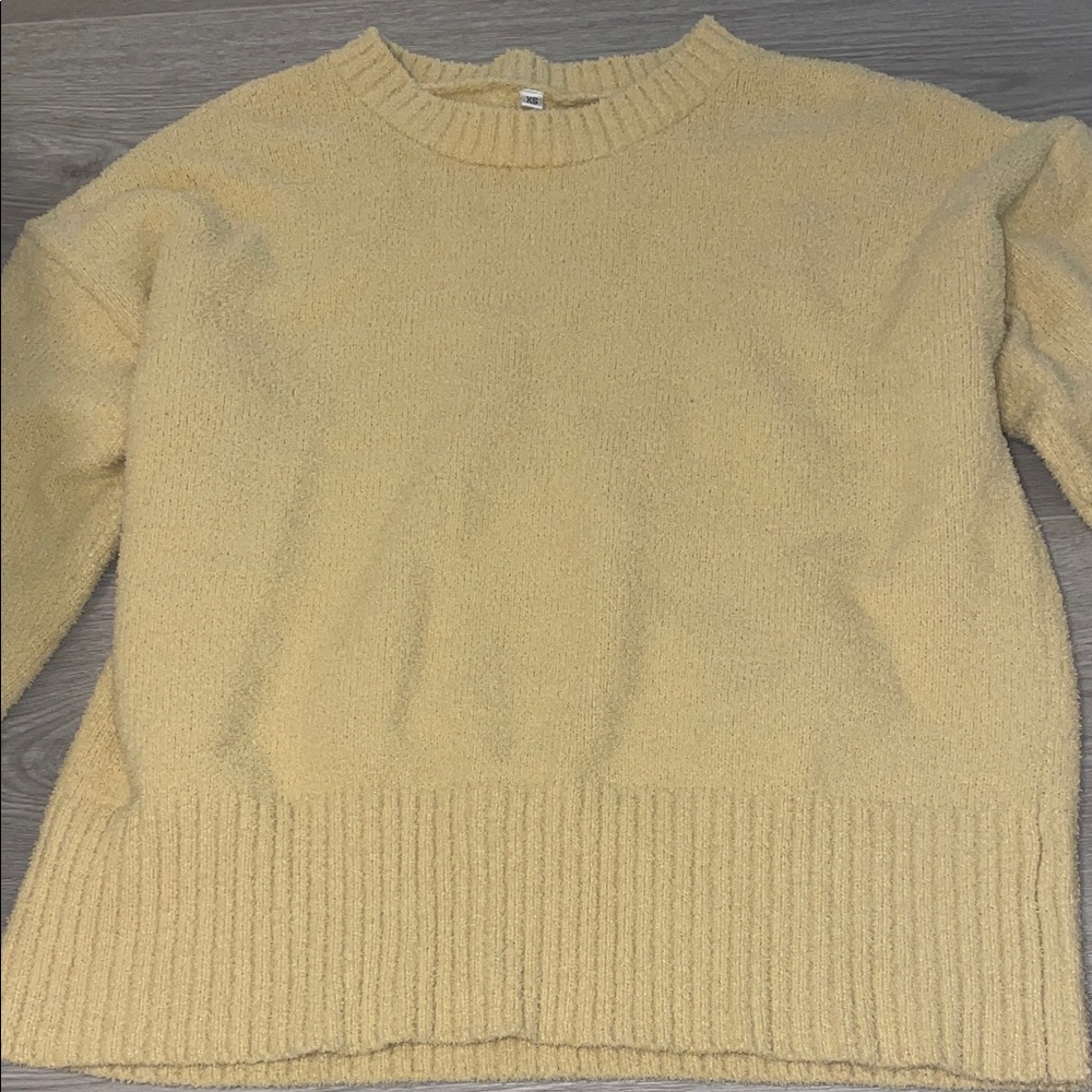Cozy Yellow Sweater